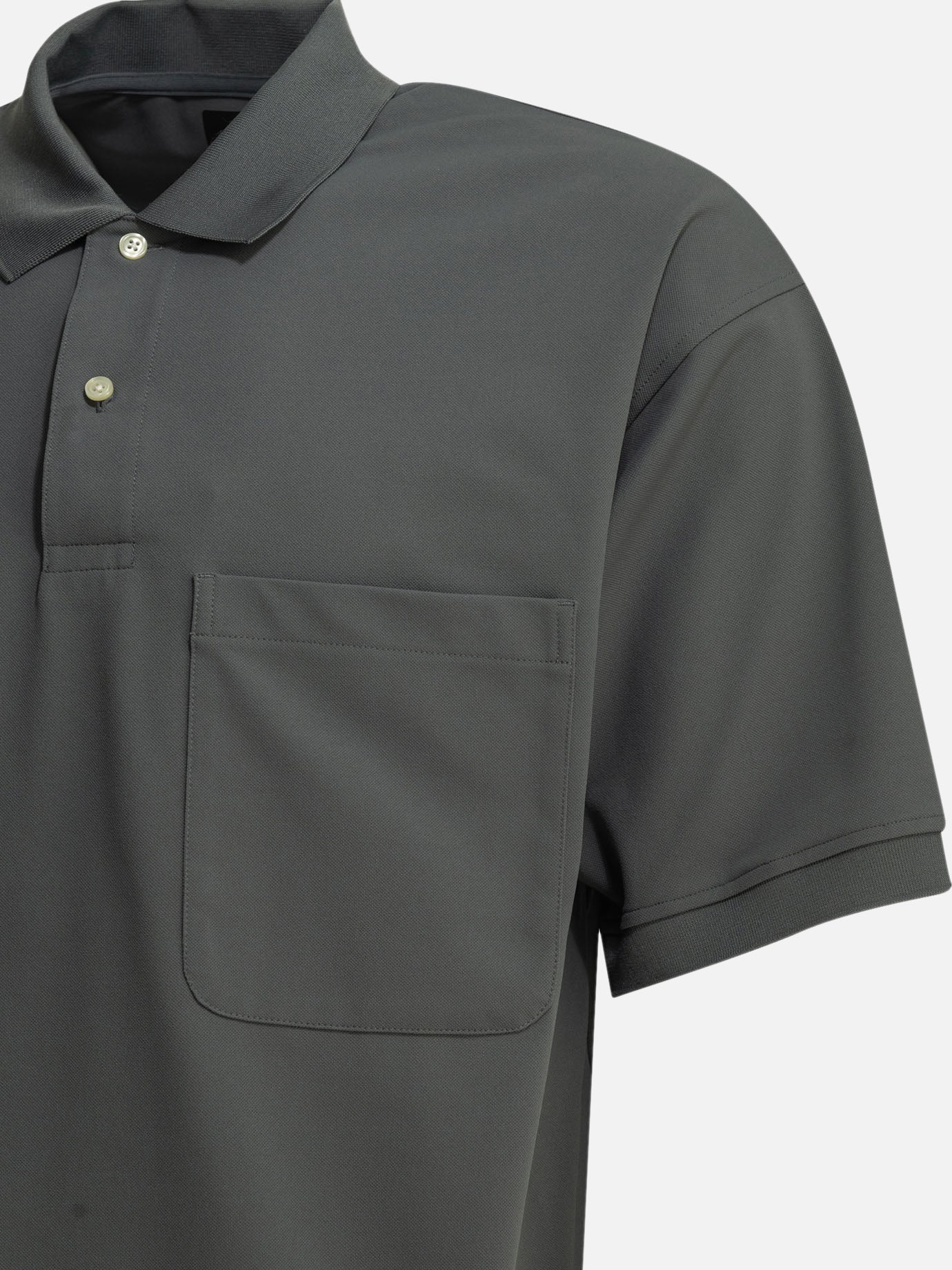 Polo shirts with buttons Solid colour Grey - Daiwa Pier 39 Men | PDP | VIETTI Online Store | Zoom-Modal_4