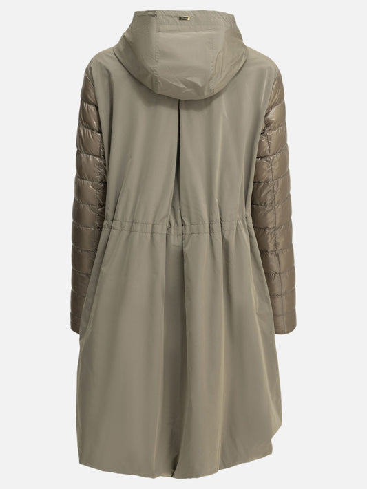 Herno Long down jacket made of ultra-light nylon Beige