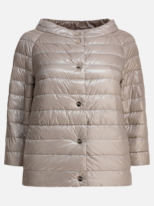 Down jackets Solid colour Beige - Herno Women | PDP | VIETTI Online Store | 2