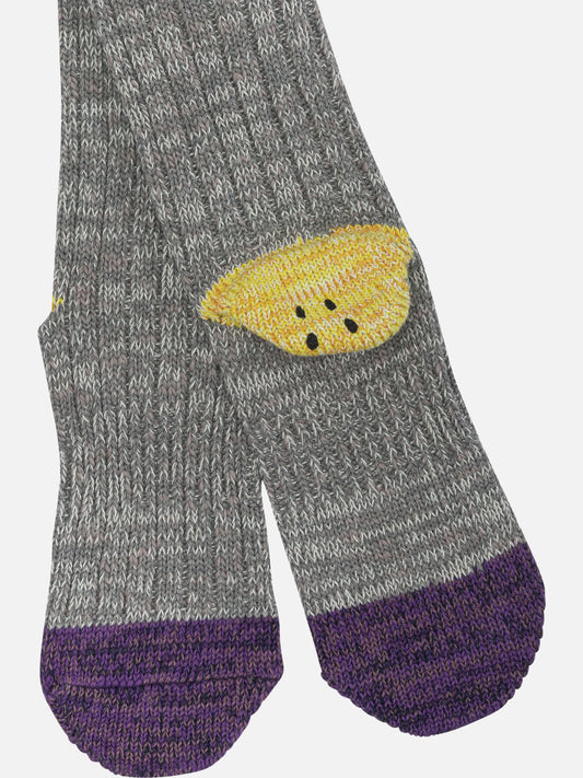 Classic socks 95% cotton 4% polyester 1% polyurethane Grey - KAPITAL Men | PLP | VIETTI Online Store | 2