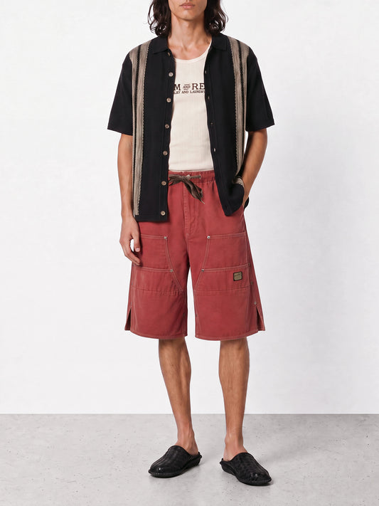Polo sweater Striped Black - KAPITAL Men | PLP | VIETTI Online Store | 2