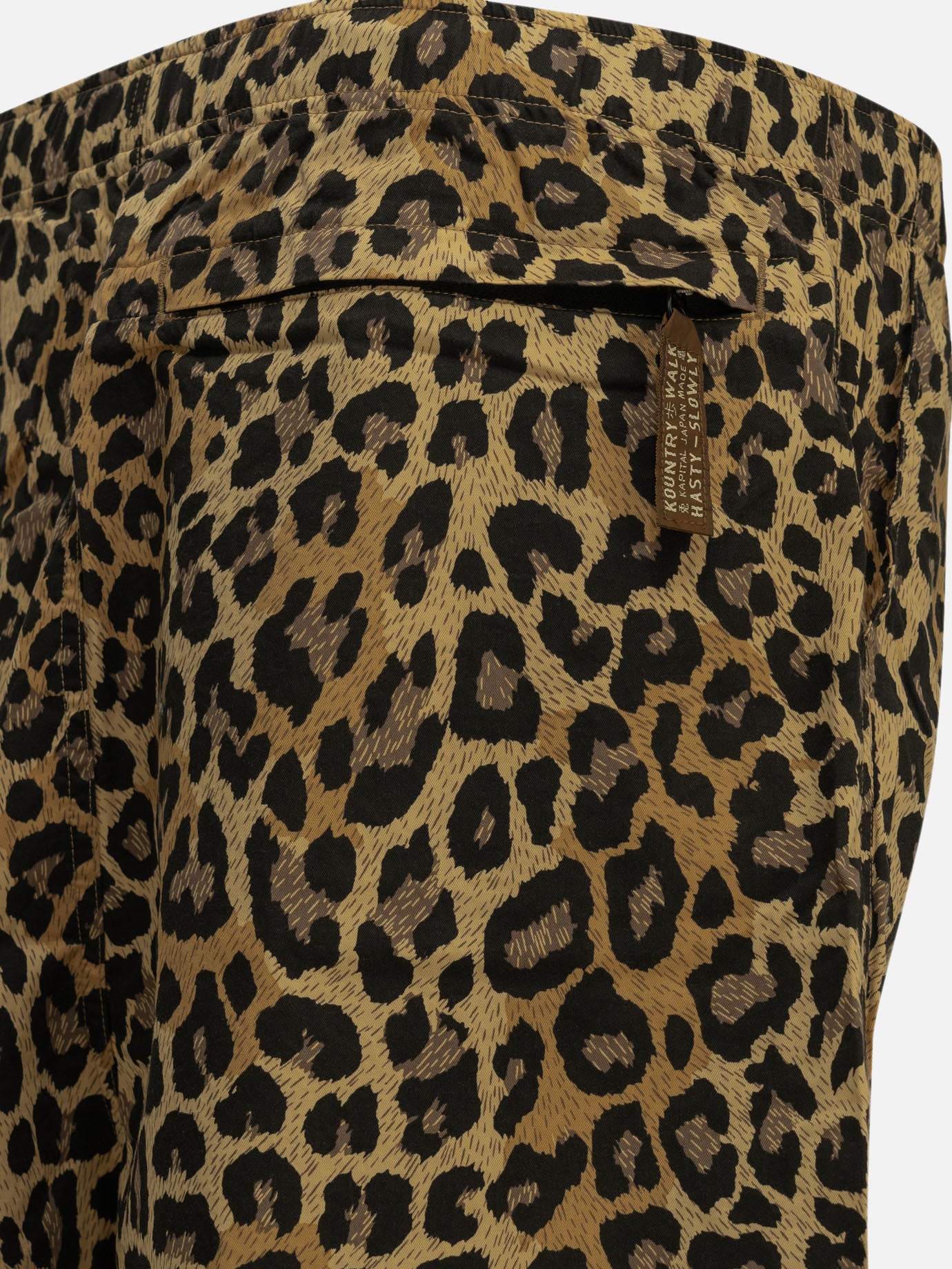 Drawstring shorts Animal print Beige - KAPITAL Men | PDP | VIETTI Online Store | Zoom-Modal_4