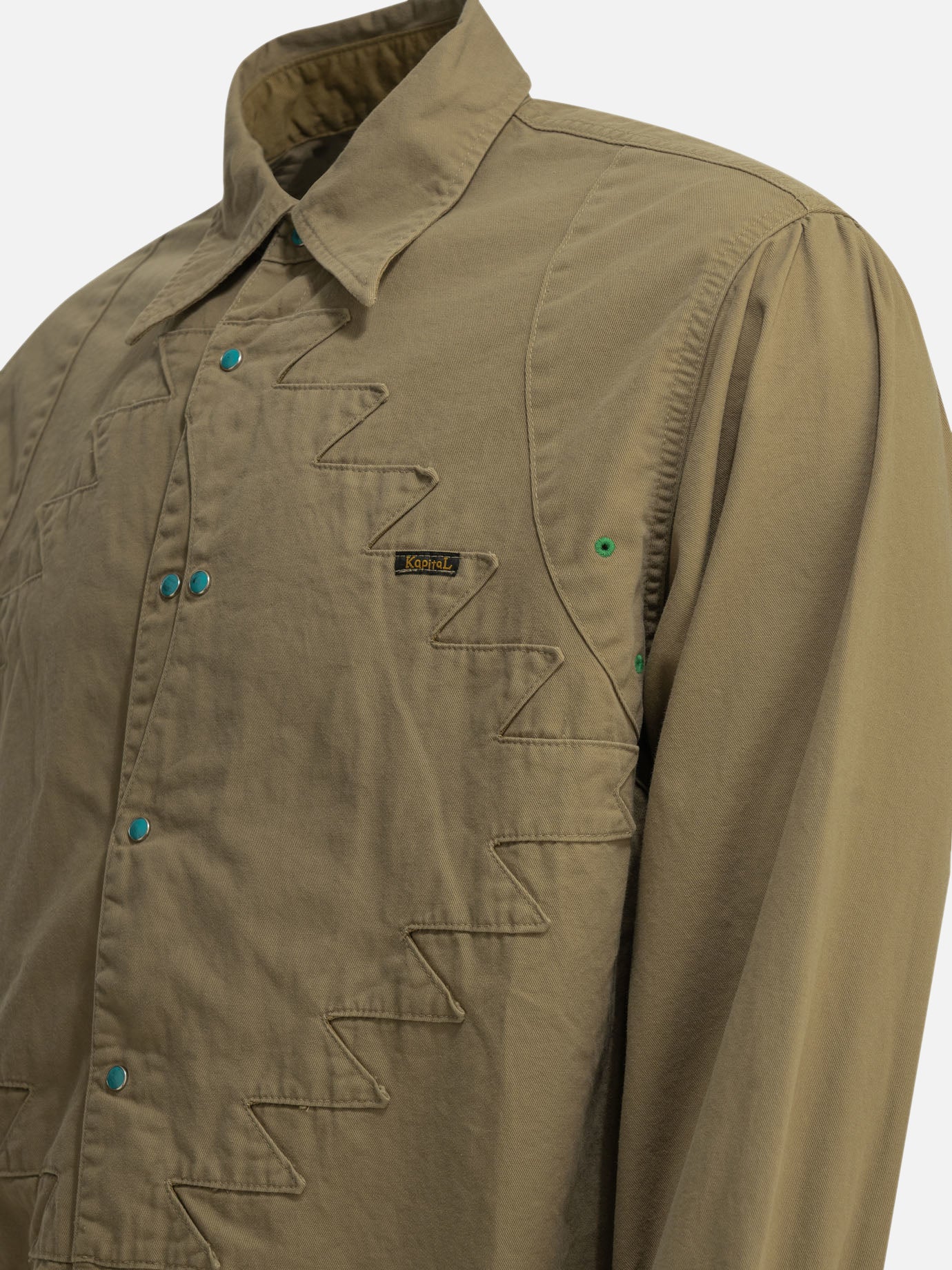 Casual shirts Solid colour Beige - KAPITAL Men | PDP | VIETTI Online Store | Zoom-Modal_6