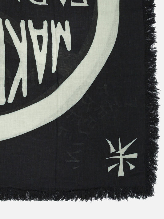 Foulard 85% rayon 15% linen Nero - KAPITAL Uomo | PDP | VIETTI Online Store | 2