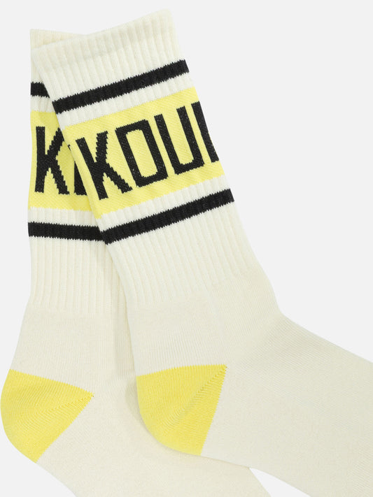 Classic socks 79% cotton 11% polyester 7% polyurethane 3% nylon Yellow - KAPITAL Men | PLP | VIETTI Online Store | 2