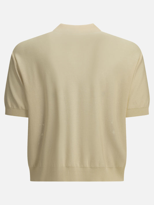 Polo shirts with buttons Textured knit Blue - KAPITAL Men | PLP | VIETTI Online Store | 2