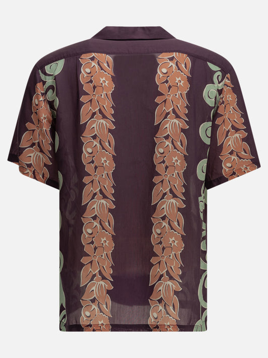 KAPITAL "Kona Tree" Casual Shirt Bordeaux