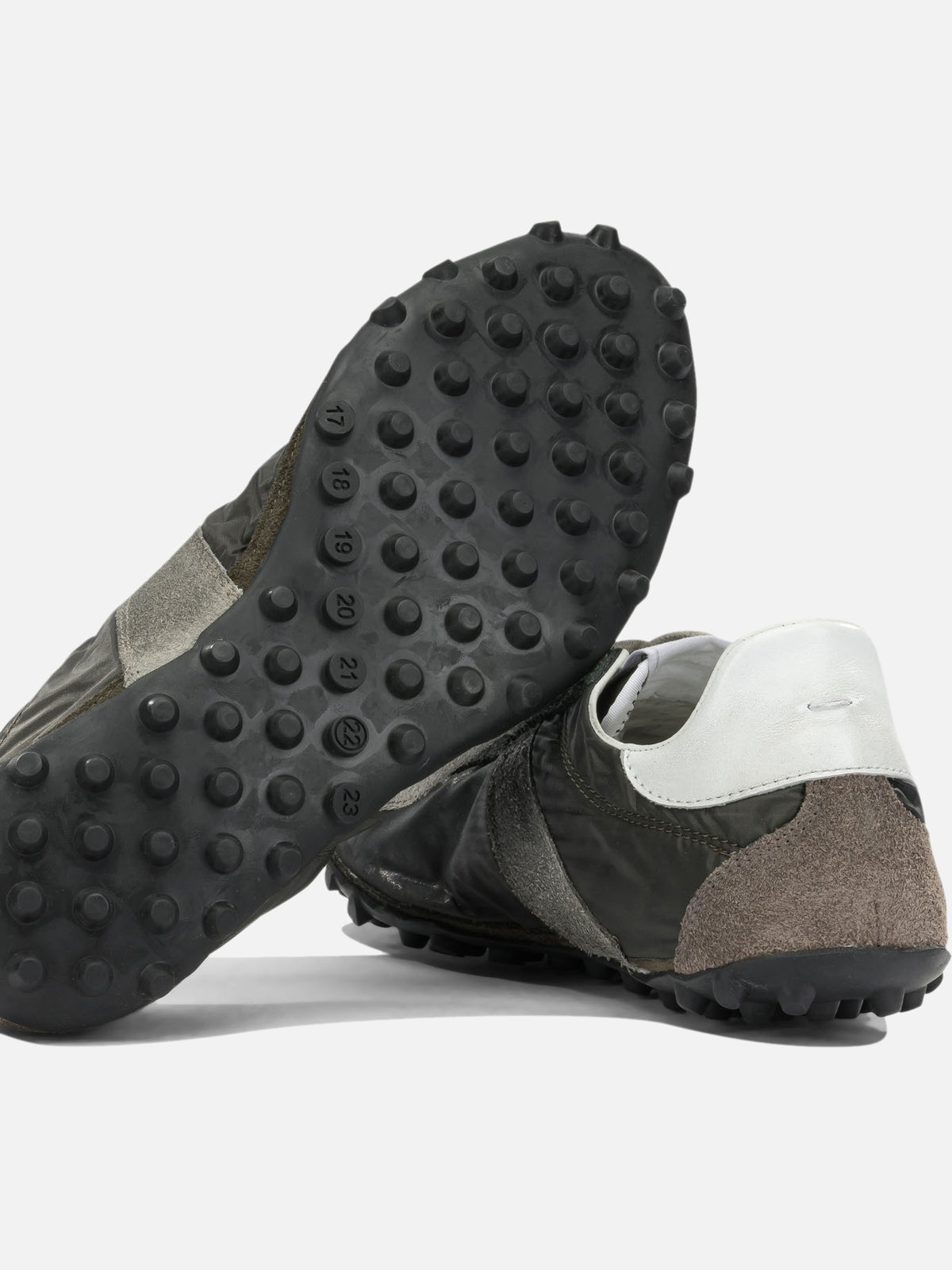Maison Margiela "Sprinters" Low-Top Sneakers Green