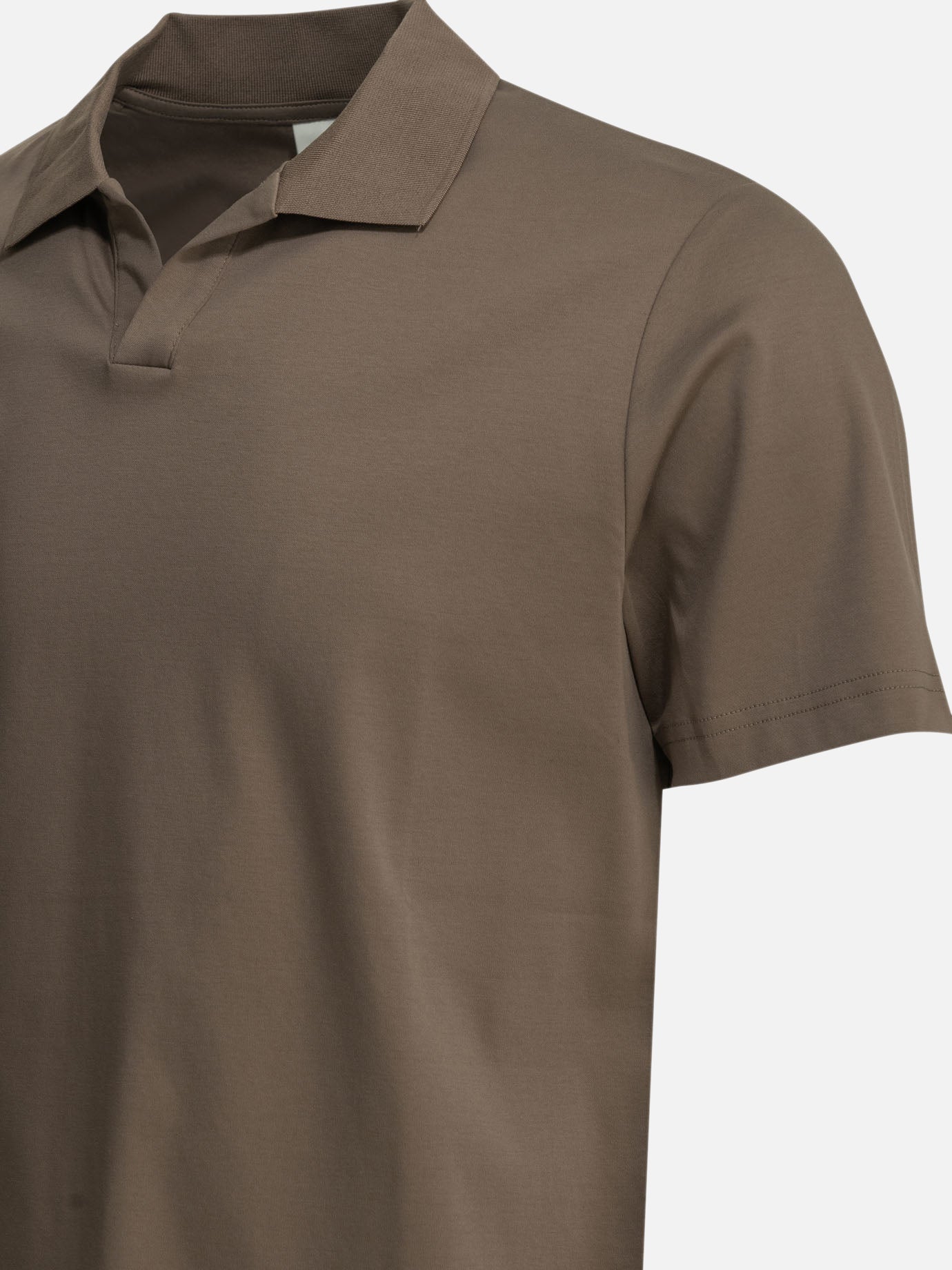 Polo shirts without buttons Solid colour Brown - NN.07 Men | PDP | VIETTI Online Store | Zoom-Modal_4