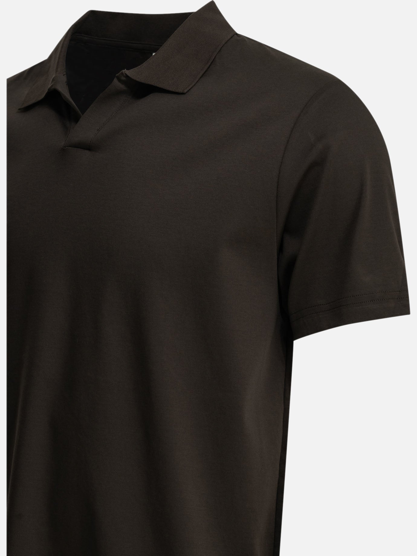Polo shirts without buttons Solid colour Brown - NN.07 Men | PDP | VIETTI Online Store | Zoom-Modal_4
