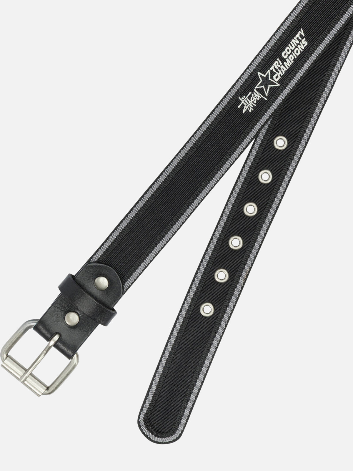 Stüssy "Tri Country" Fabric Belt Black