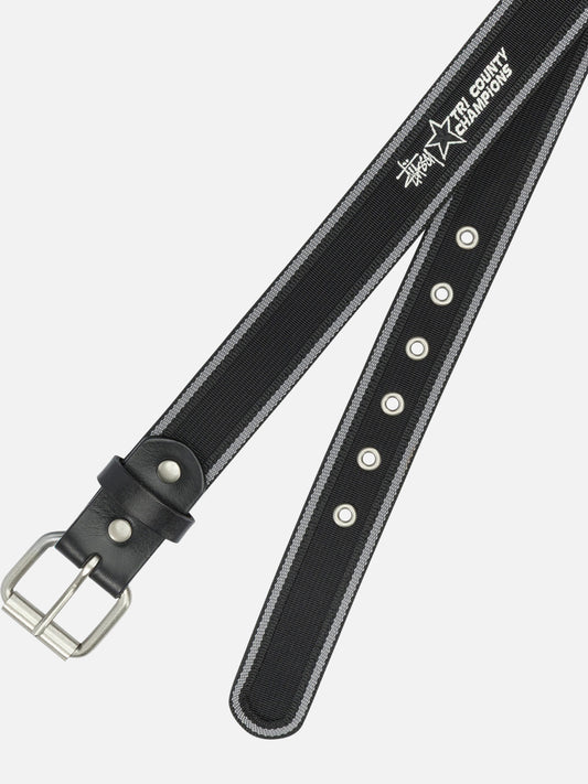 Stüssy "Tri Country" Fabric Belt Black