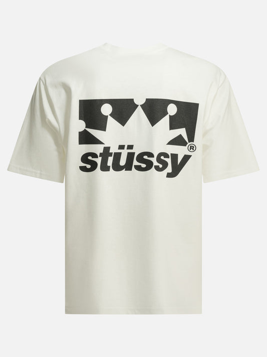 Stüssy "Crown" Crew-Neck T-Shirt White