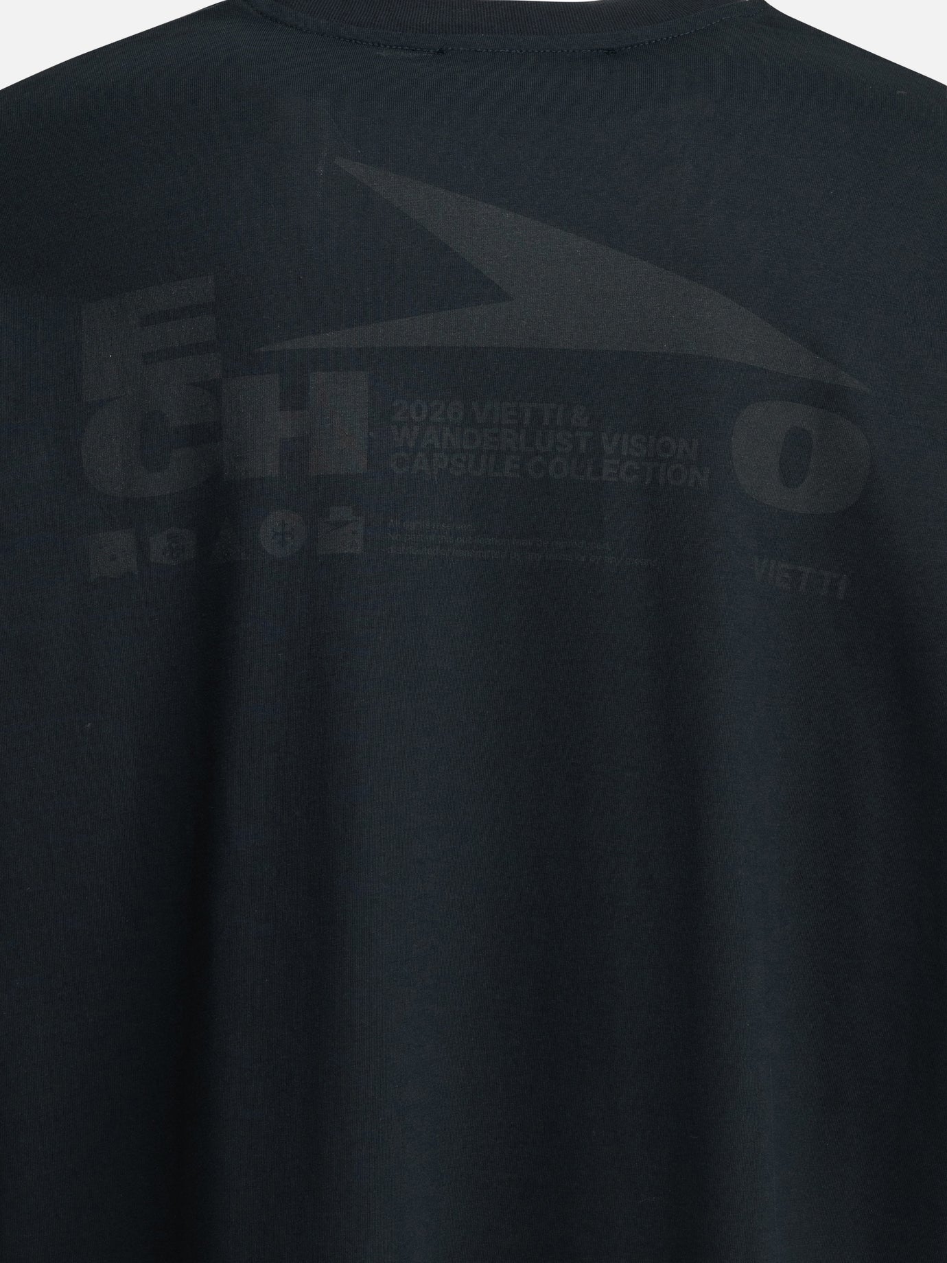 Crewneck t-shirts Logo Blue - Wanderlust Vision x VIETTI Men | PDP | VIETTI Online Store | Zoom-Modal_4