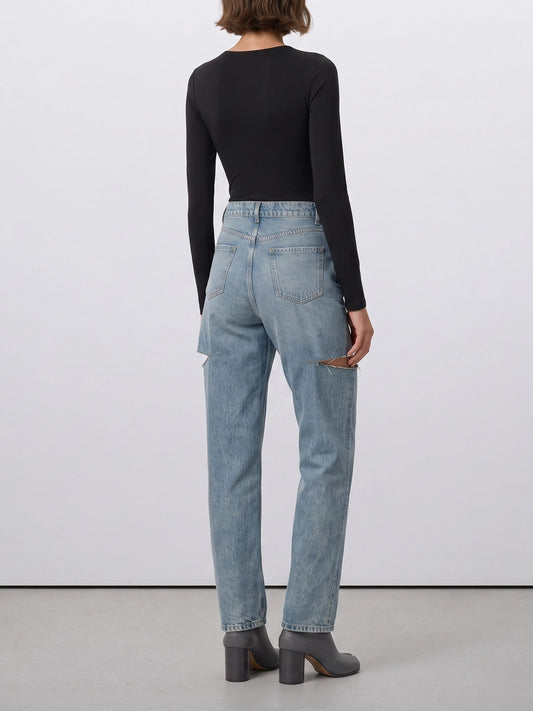 Zimmermann Long-sleeved bodysuit Black