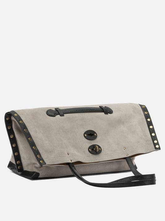 Medium bags 100% lamb leather - Lining: 100% polyester Grey - Zanellato Women | PLP | VIETTI Online Store | 2
