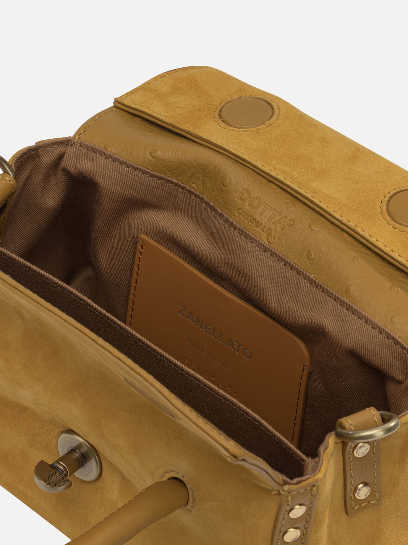 Small bags 100% lamb leather - Lining: 100% cotton Yellow - Zanellato Women | PDP | VIETTI Online Store | Zoom-Modal_5