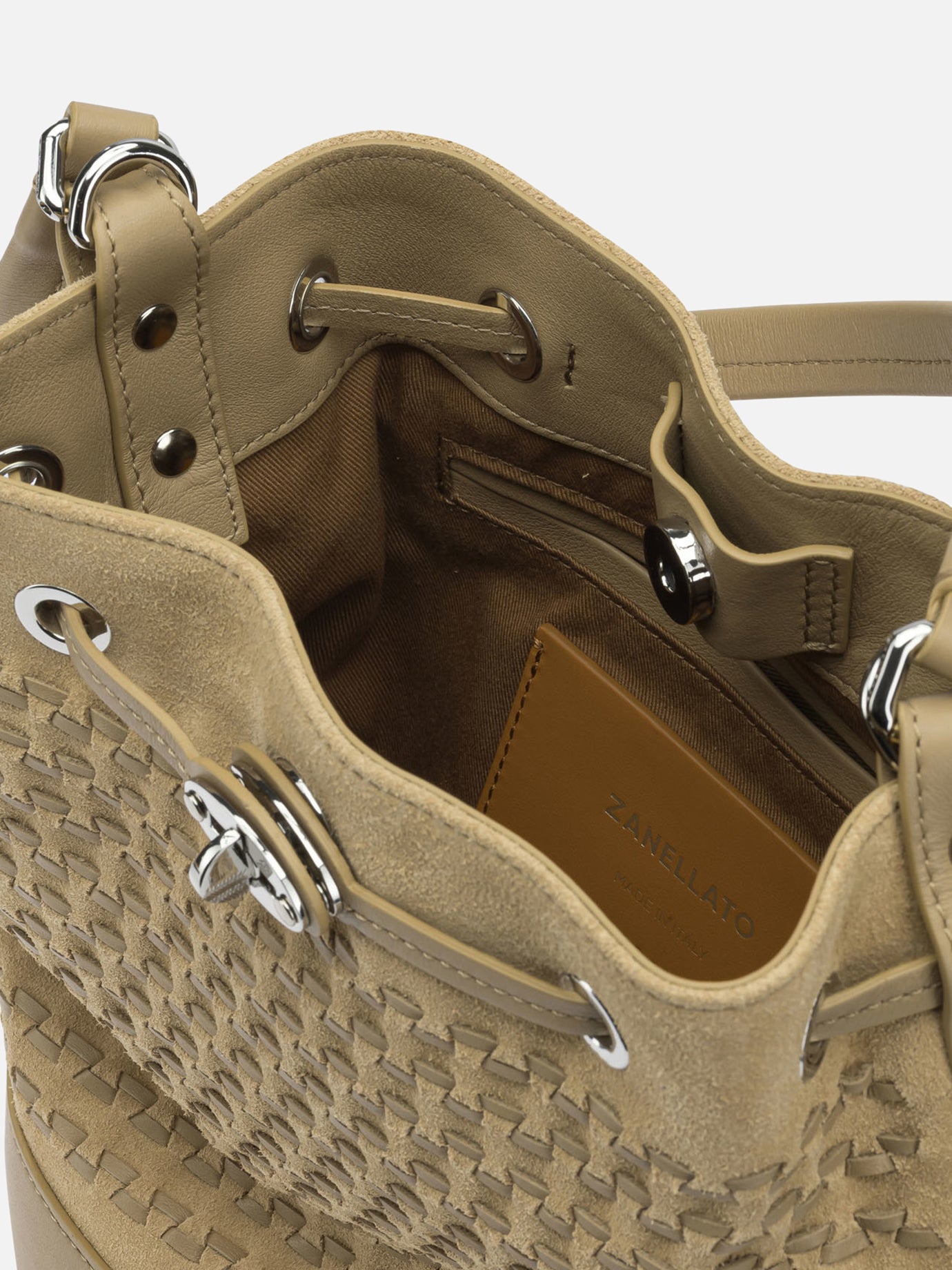 Small bags 100% bovine leather - Lining: 100% cotton Beige - Zanellato Women | PDP | VIETTI Online Store | Zoom-Modal_5