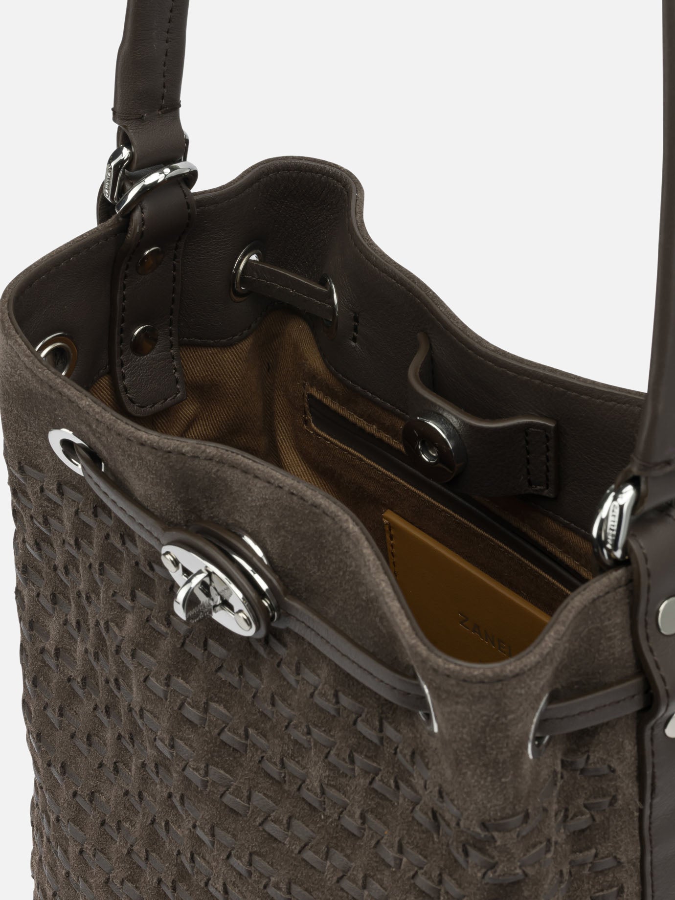 Small bags 100% bovine leather - Lining: 100% cotton Brown - Zanellato Women | PDP | VIETTI Online Store | Zoom-Modal_5