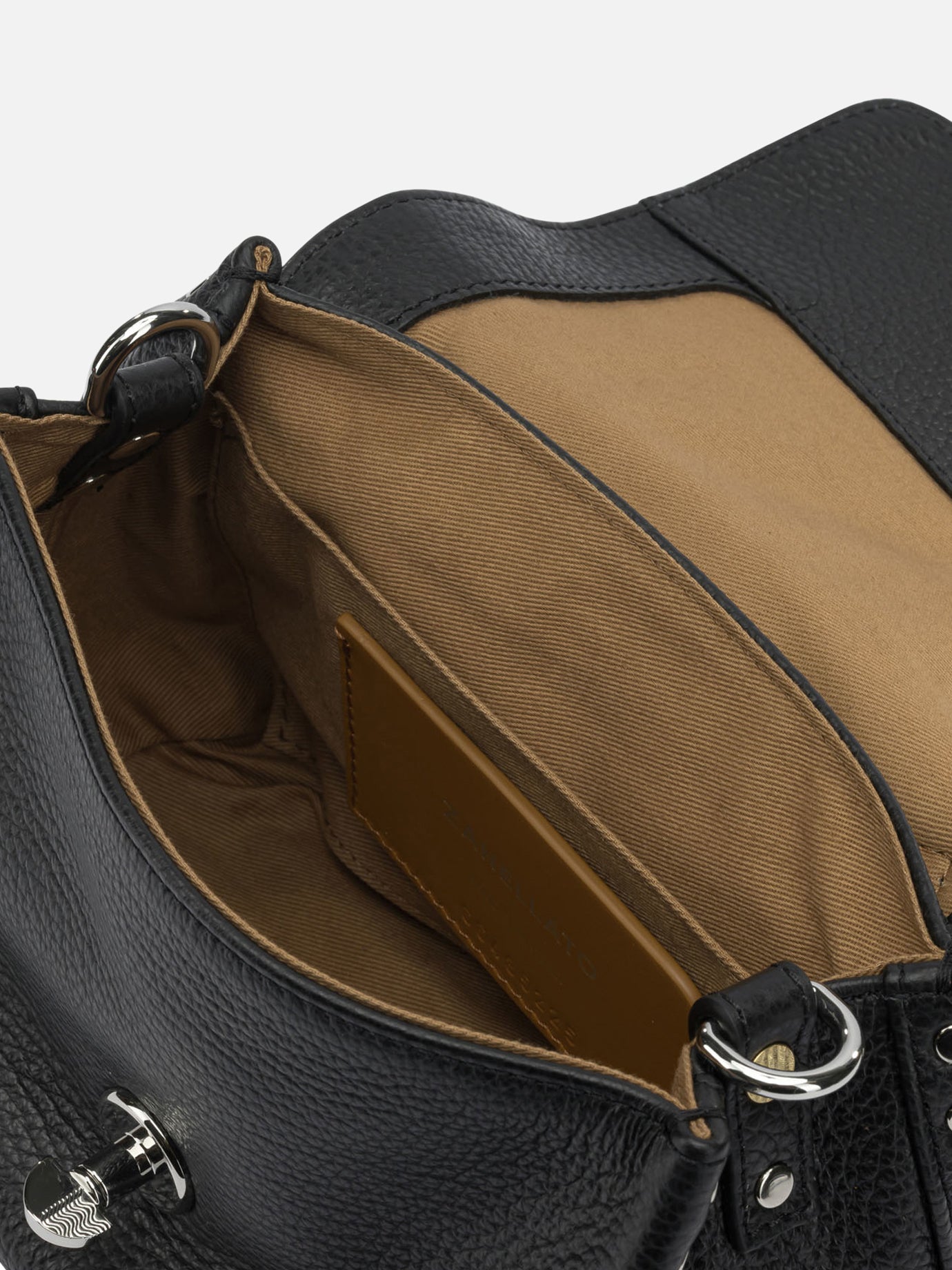 Small bags 100% leather - Lining: 100% cotton Black - Zanellato Women | PDP | VIETTI Online Store | Zoom-Modal_5