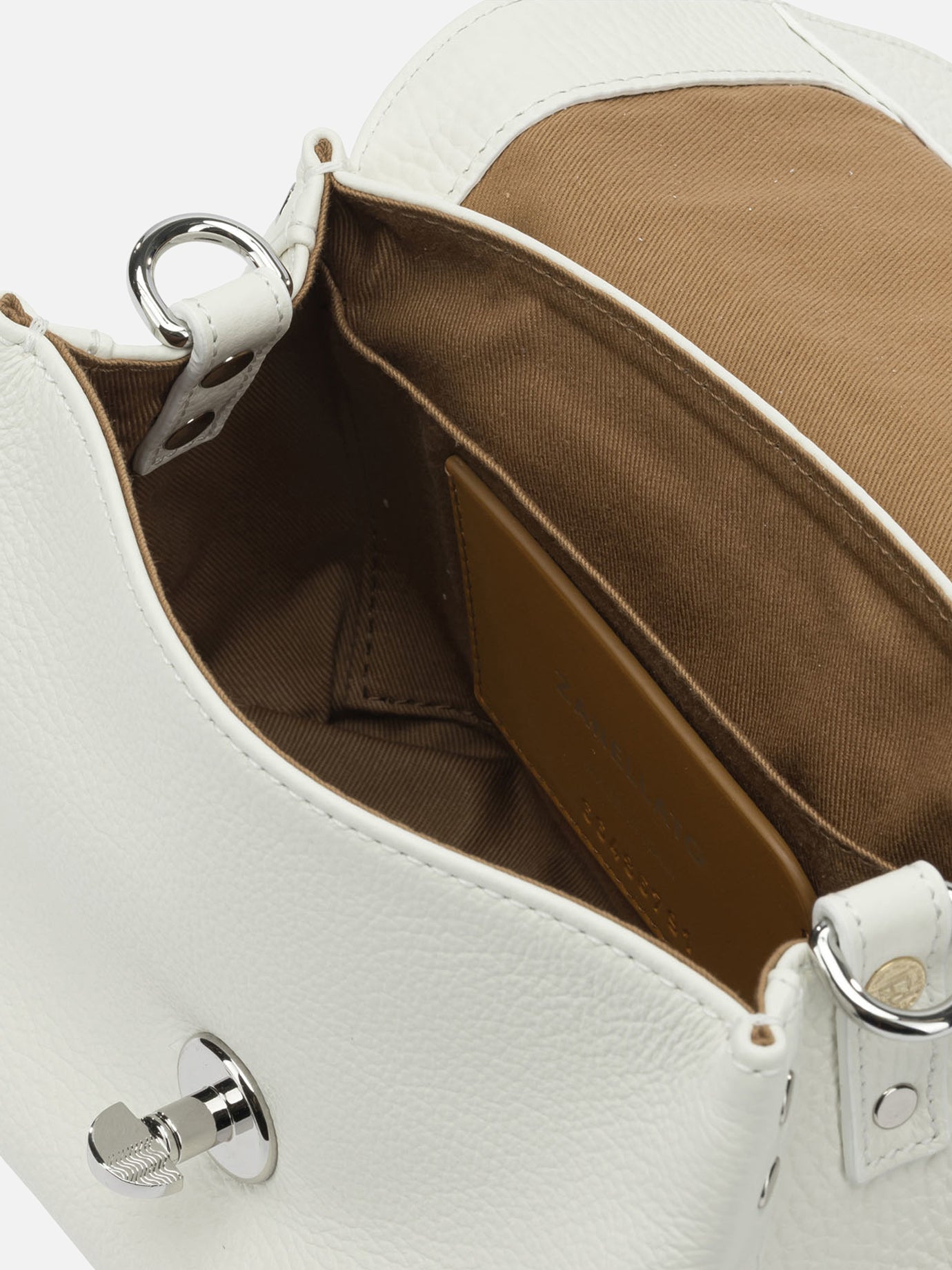 Small bags 100% leather - Lining: 100% cotton White - Zanellato Women | PDP | VIETTI Online Store | Zoom-Modal_5