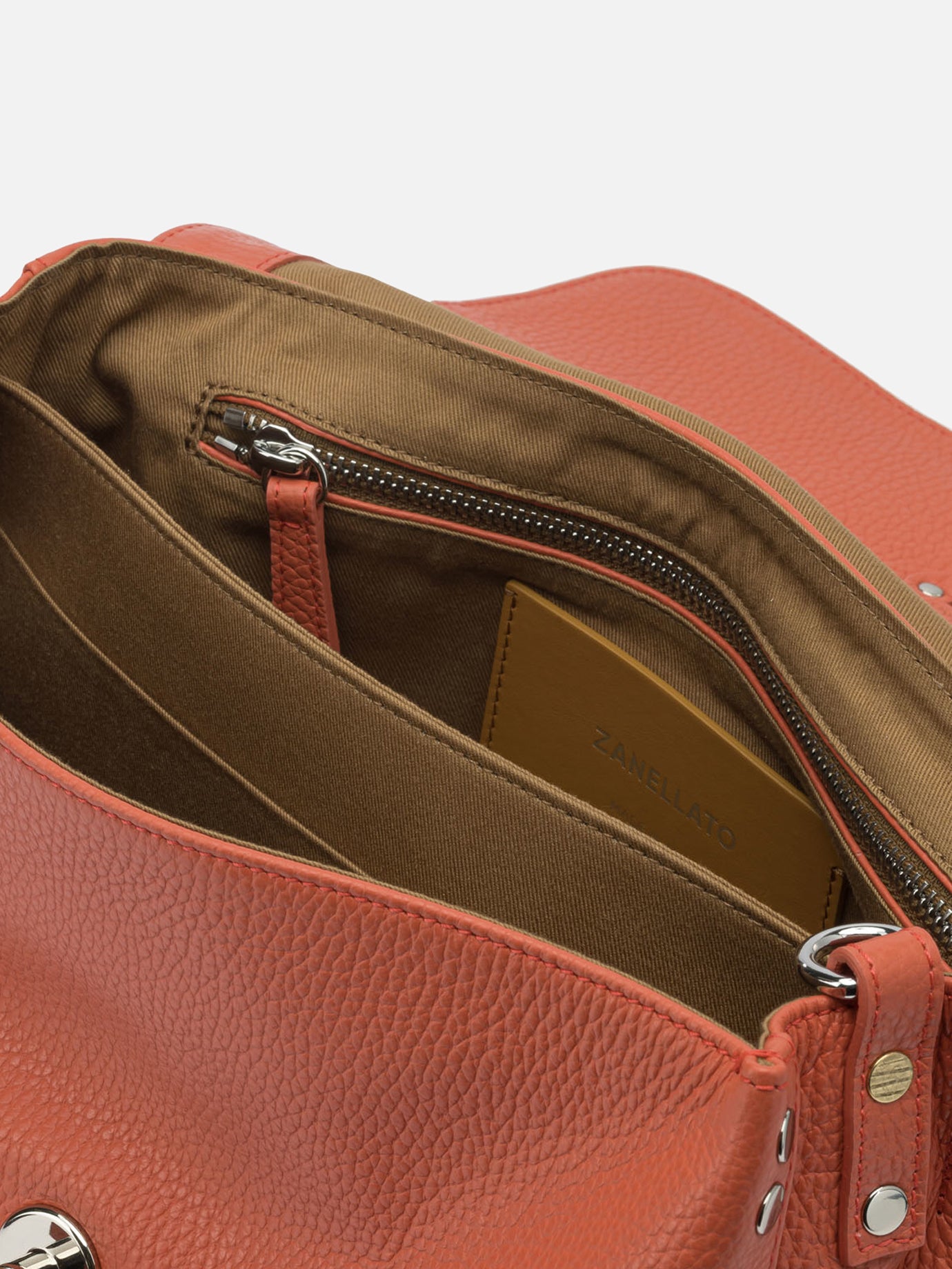 Small bags 100% bovine leather - Lining: 100% cotton Red - Zanellato Women | PDP | VIETTI Online Store | Zoom-Modal_5