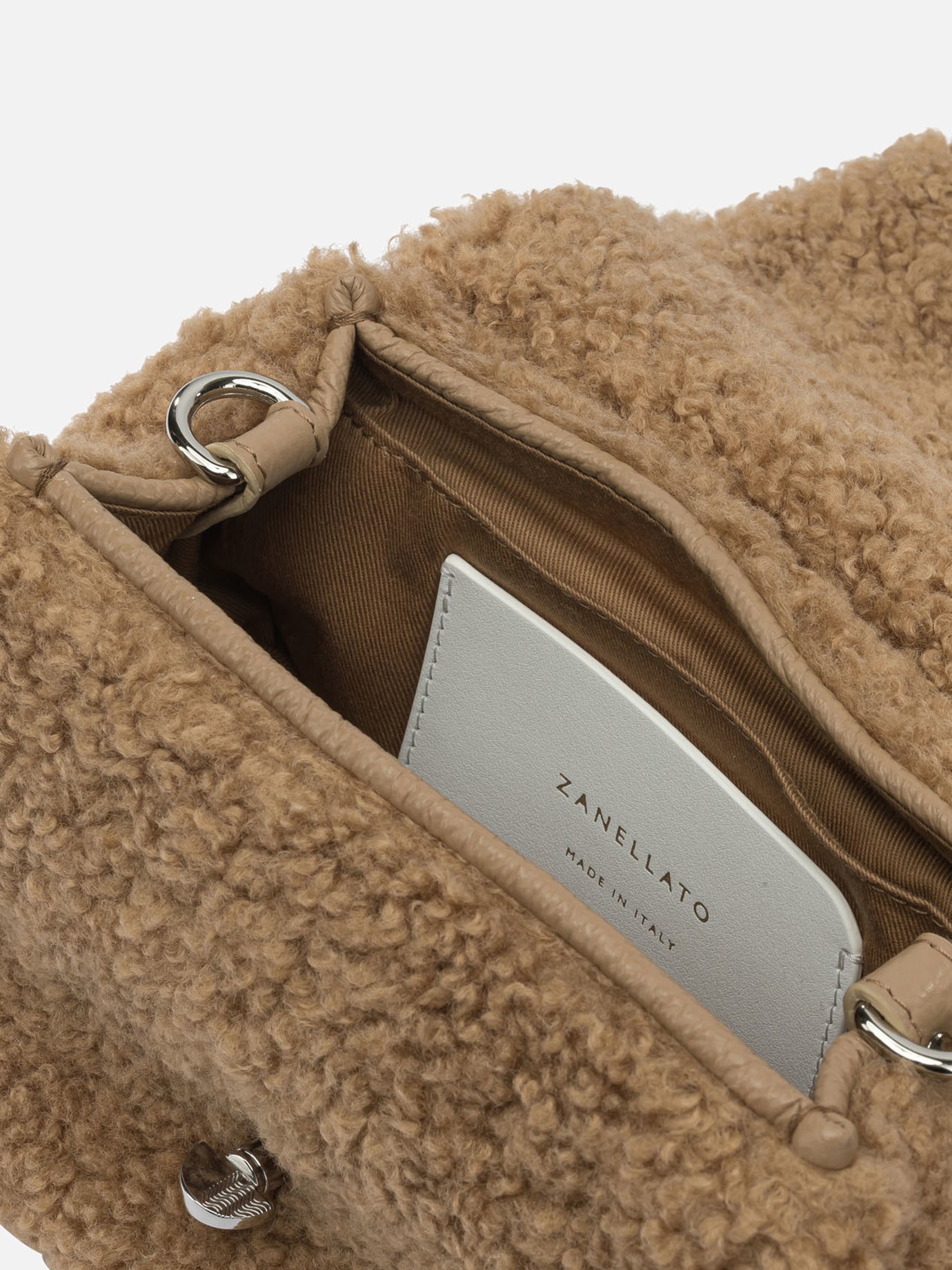 Small bags 100% fabric Brown - Zanellato Women | PDP | VIETTI Online Store | Zoom-Modal_5