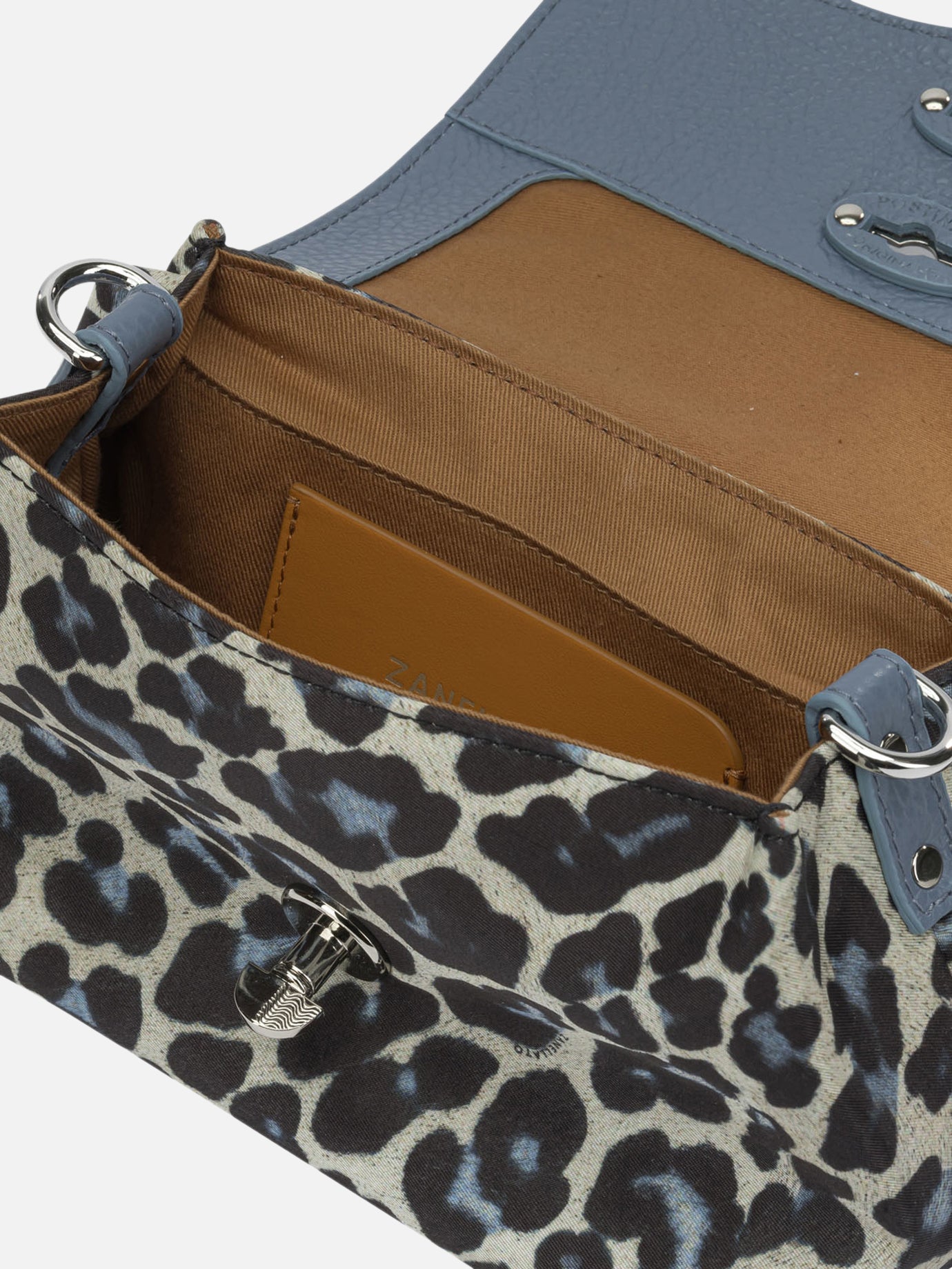 Small bags 85% nylon 15% bovine leather - Lining: 100% cotton Black - Zanellato Women | PDP | VIETTI Online Store | Zoom-Modal_5