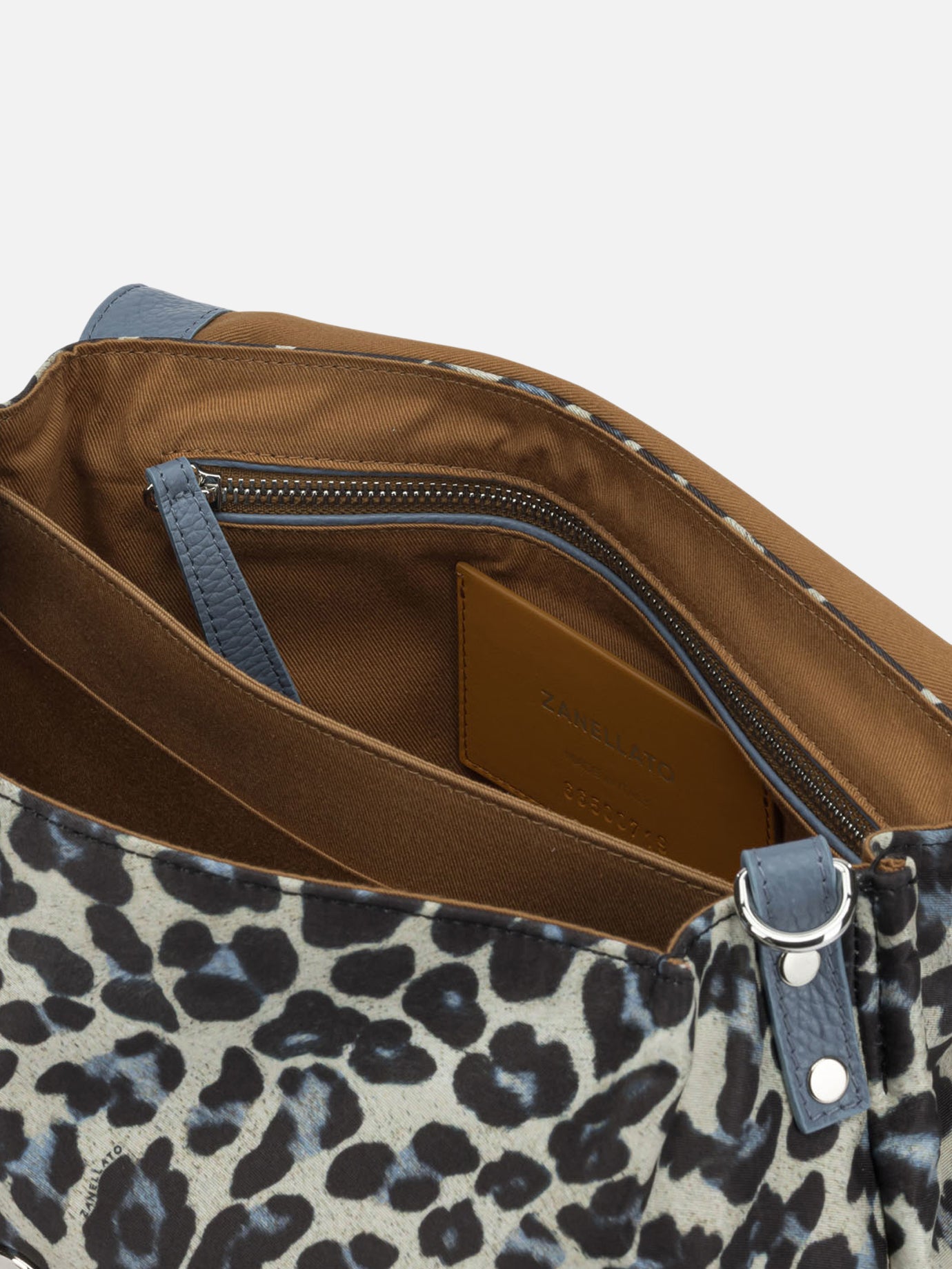 Medium bags 85% nylon 15% bovine leather - Lining: 100% cotton Black - Zanellato Women | PDP | VIETTI Online Store | Zoom-Modal_5