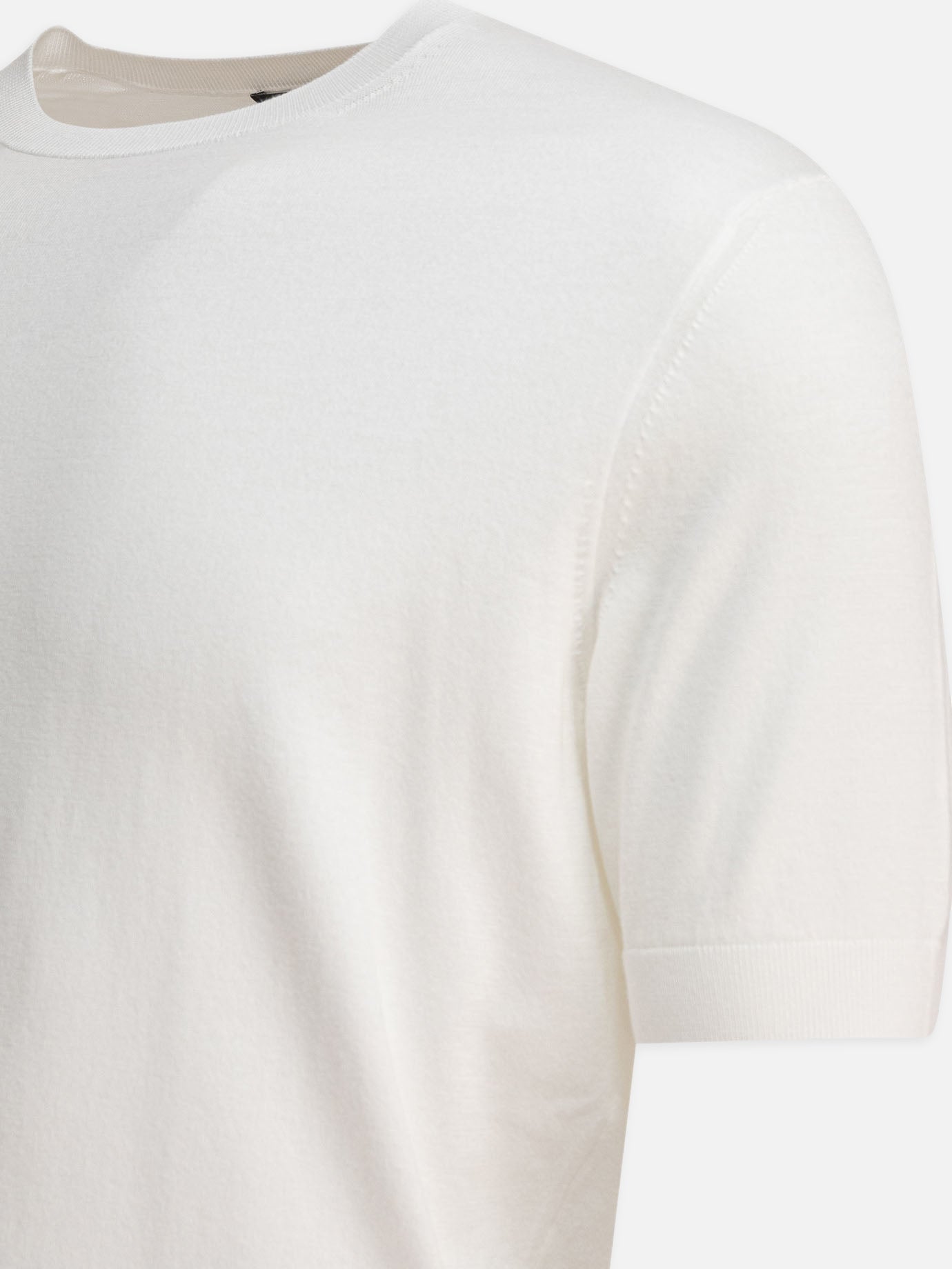 Crewneck t-shirts Solid colour White - Zegna Men | PDP | VIETTI Online Store | Zoom-Modal_4