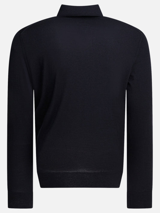 Polo sweater Solid colour Blue - Zegna Men | PLP | VIETTI Online Store | 2