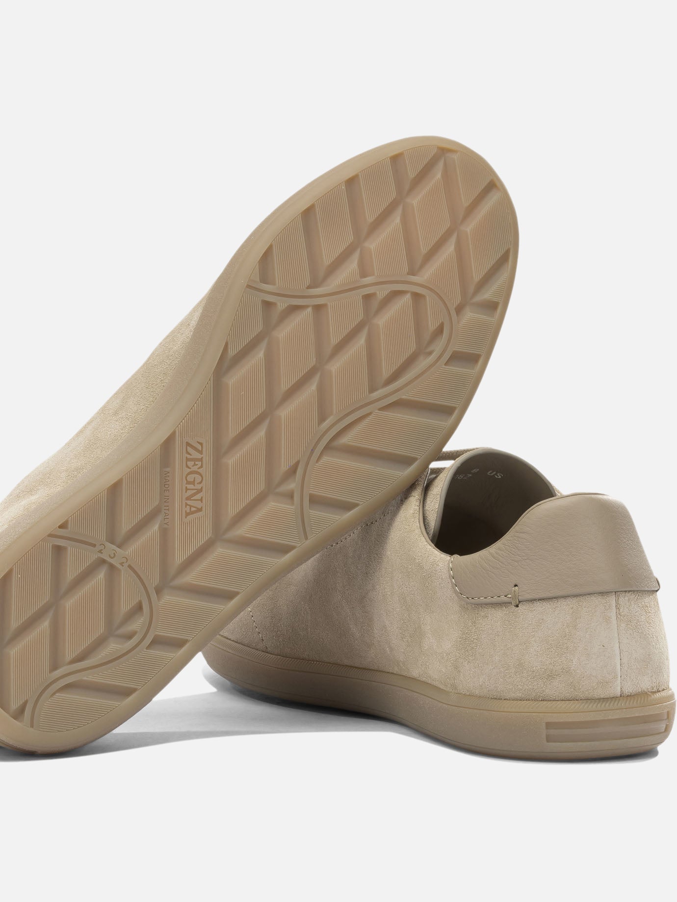 Low top sneakers 100% calf leather - 100% rubber Beige - Zegna Men | PDP | VIETTI Online Store | Zoom-Modal_5