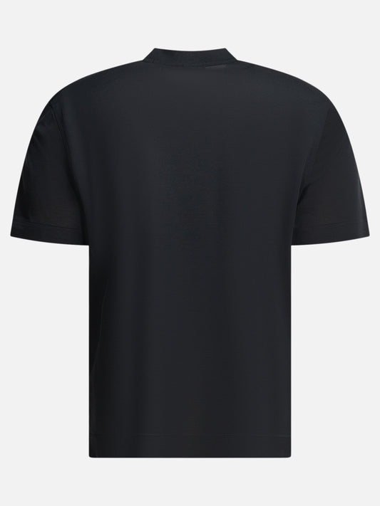 Crewneck t-shirts Solid colour Blue - Zegna Men | PLP | VIETTI Online Store | 2