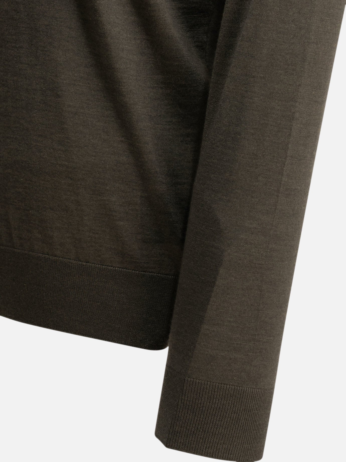 Crewneck sweaters Solid colour Grey - Zegna Men | PDP | VIETTI Online Store | Zoom-Modal_4