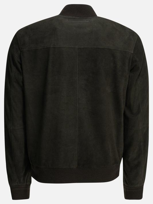 Leather jackets Solid colour Brown - Zegna Men | PLP | VIETTI Online Store | 2