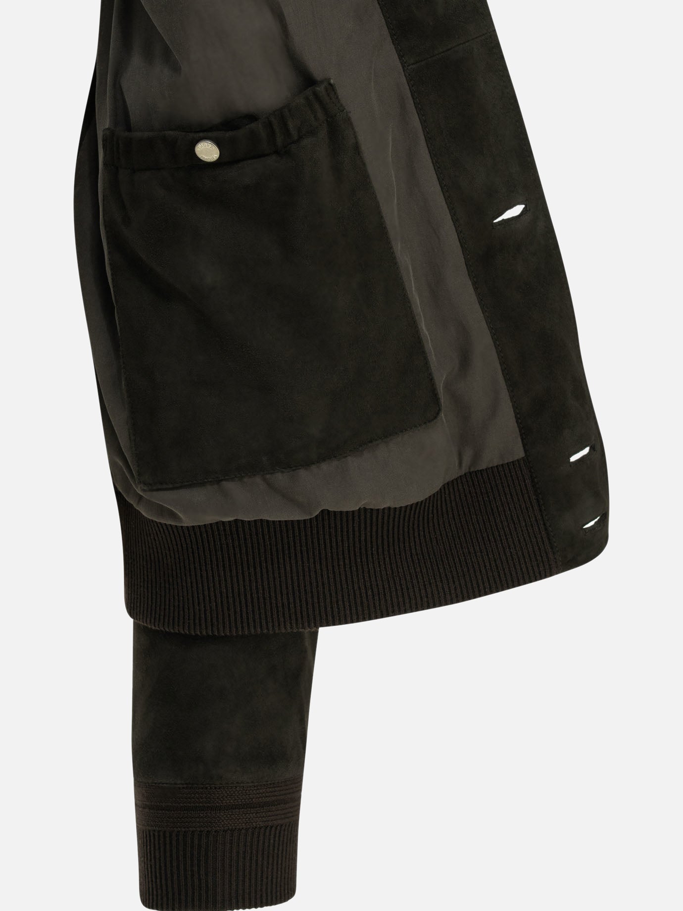 Leather jackets Solid colour Brown - Zegna Men | PDP | VIETTI Online Store | Zoom-Modal_4