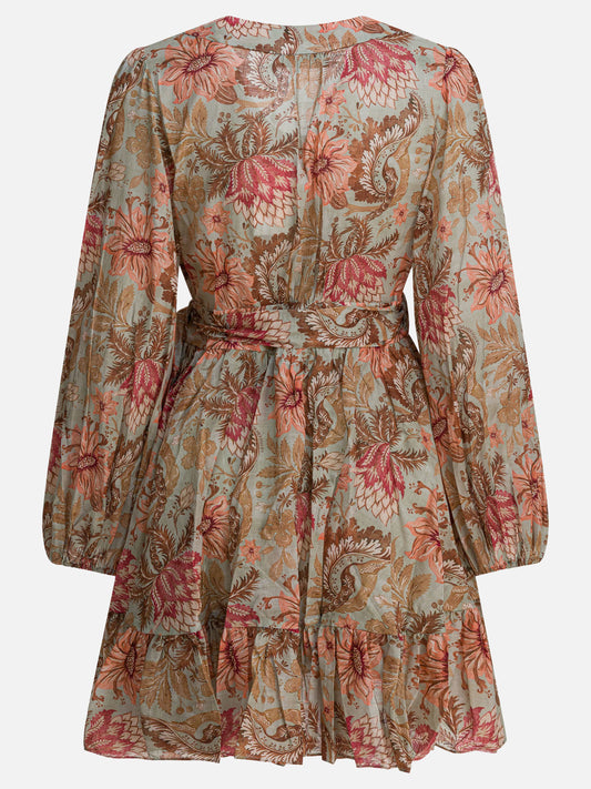 Mini dresses Floral Green - Zimmermann Women | PLP | VIETTI Online Store | 2