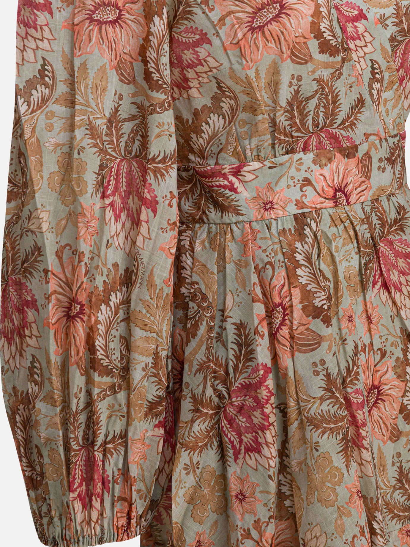 Mini dresses Floral Green - Zimmermann Women | PDP | VIETTI Online Store | Zoom-Modal_4