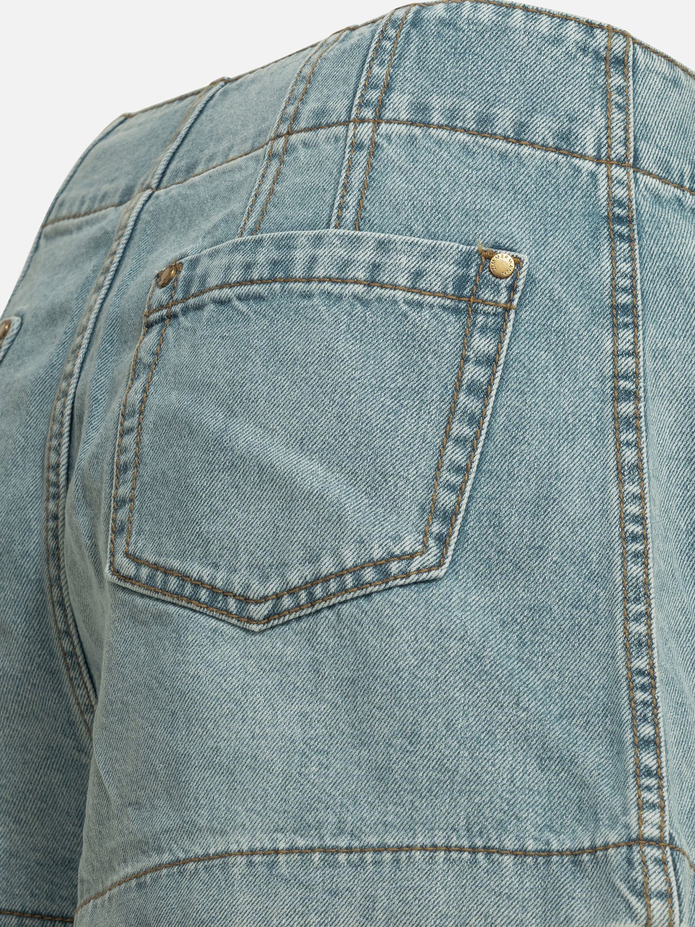 Five pockets shorts Solid colour Light blue - Zimmermann Women | PDP | VIETTI Online Store | Zoom-Modal_4