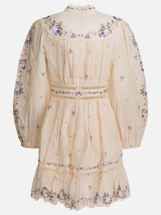 Mini dresses Floral Yellow - Zimmermann Women | PLP | VIETTI Online Store | 2