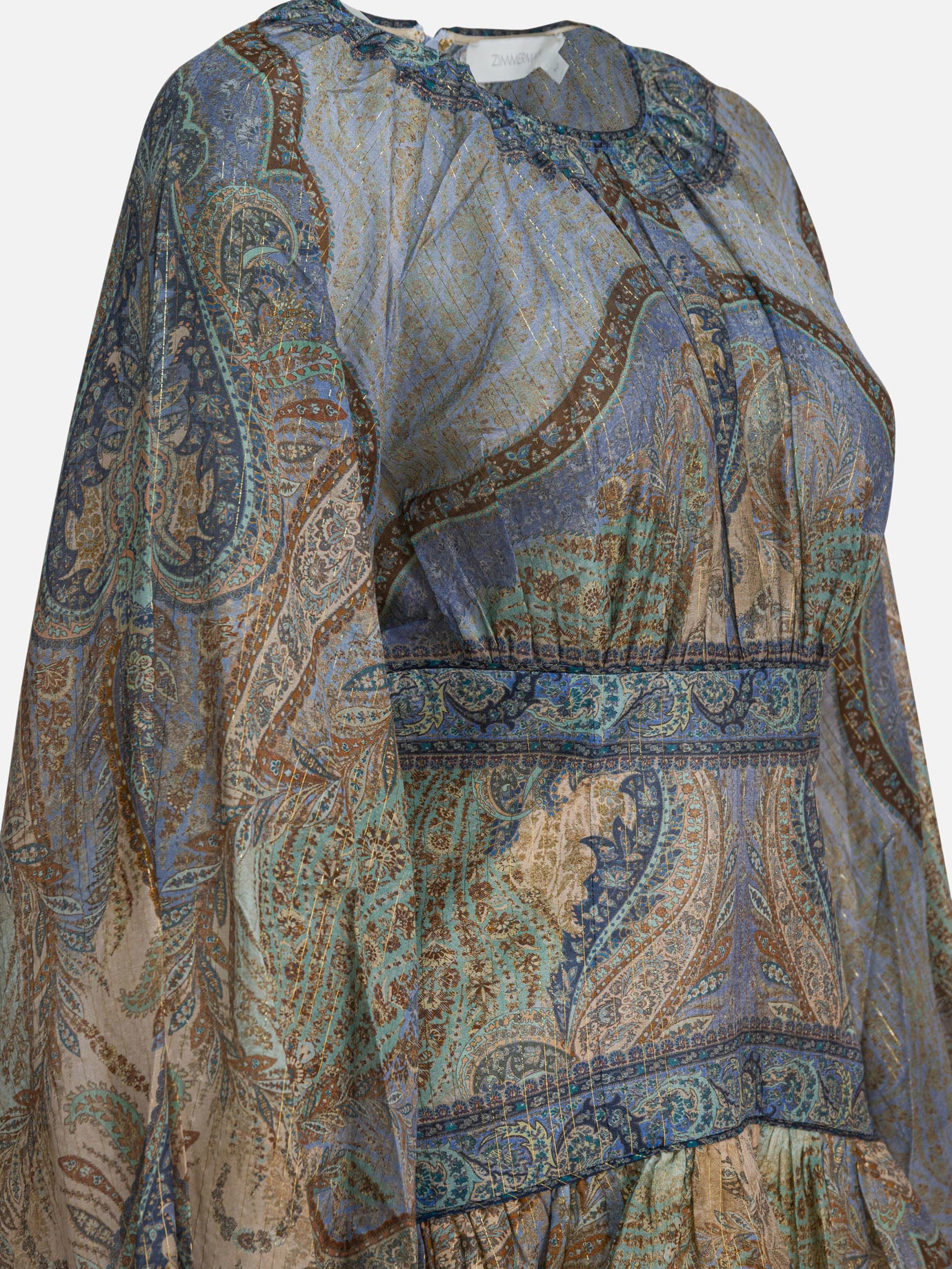 Mini dresses Paisley Blue - Zimmermann Women | PDP | VIETTI Online Store | Zoom-Modal_4