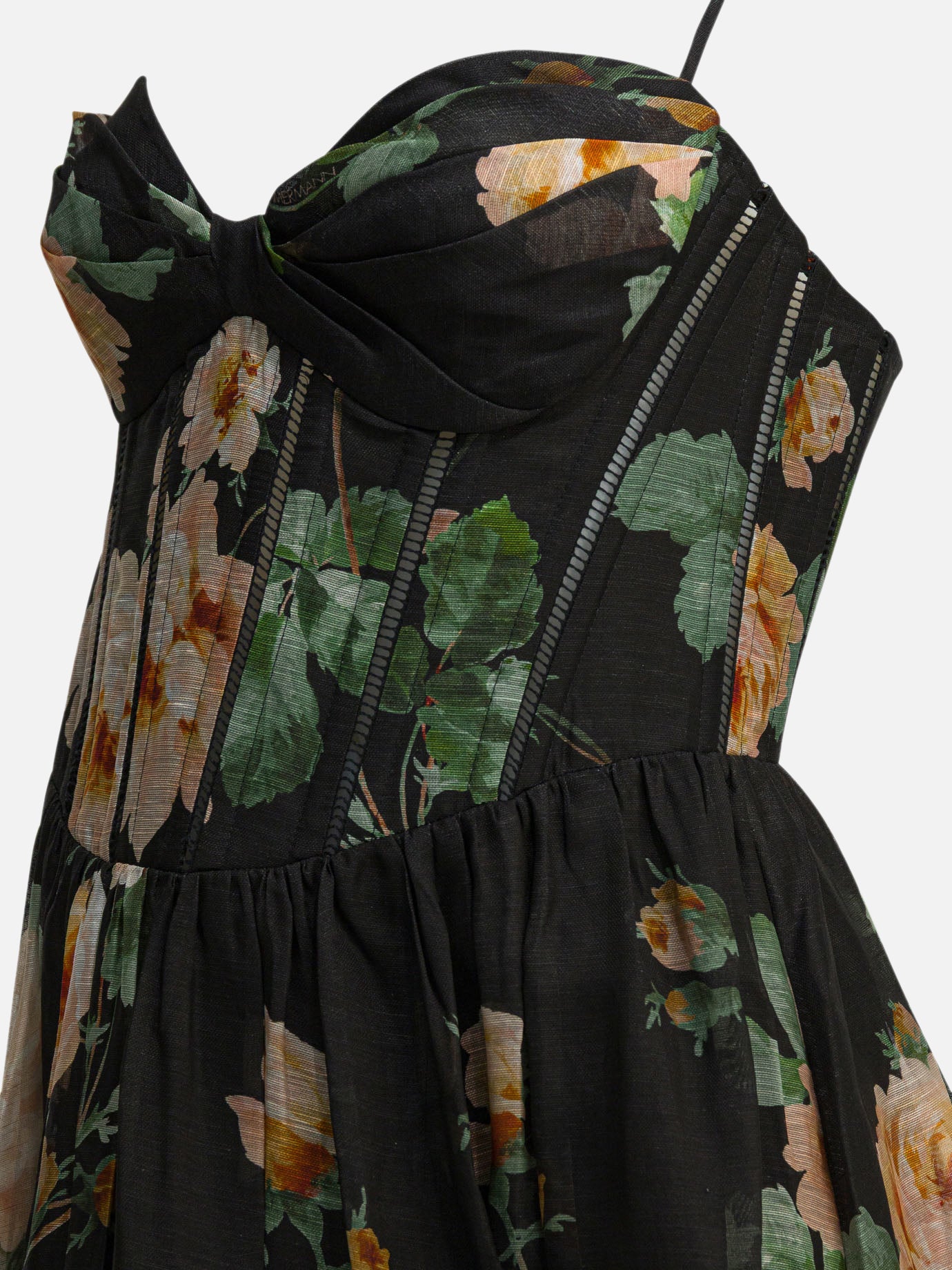 Midi dresses Floral Black - Zimmermann Women | PDP | VIETTI Online Store | Zoom-Modal_4