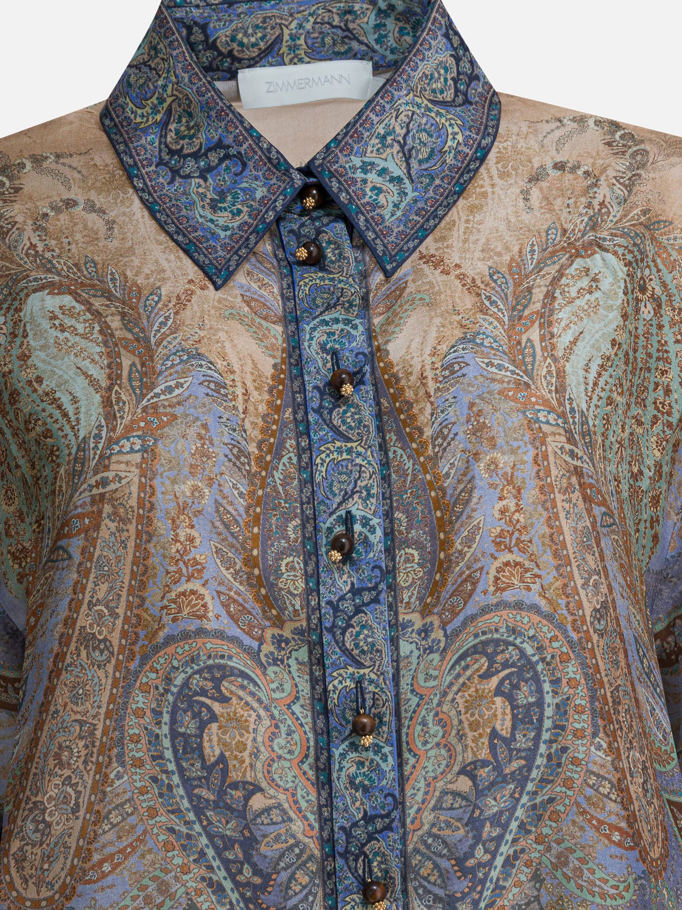 Camicie casual Paisley Azzurro - Zimmermann Donna | PDP | VIETTI Online Store | Zoom-Modal_4
