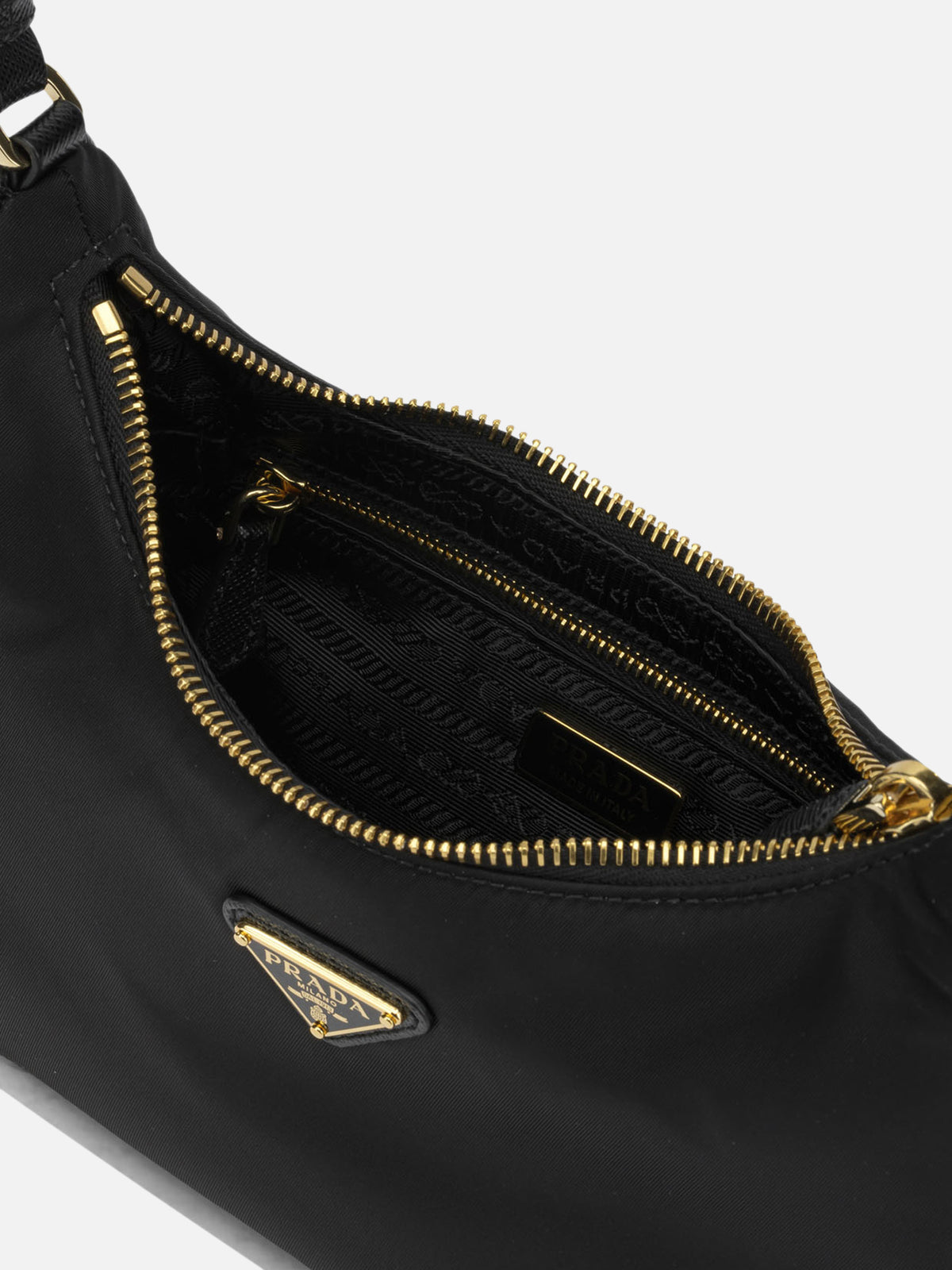 Prada "Re-Edition 2005" Small Shoulder Bag Black