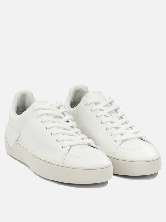 Prada "Court" Low-Top Sneakers White