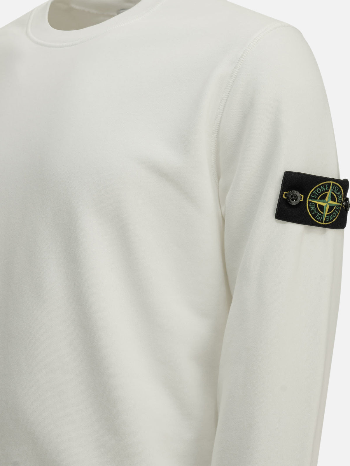 Stone Island Crewneck sweatshirt with logo White