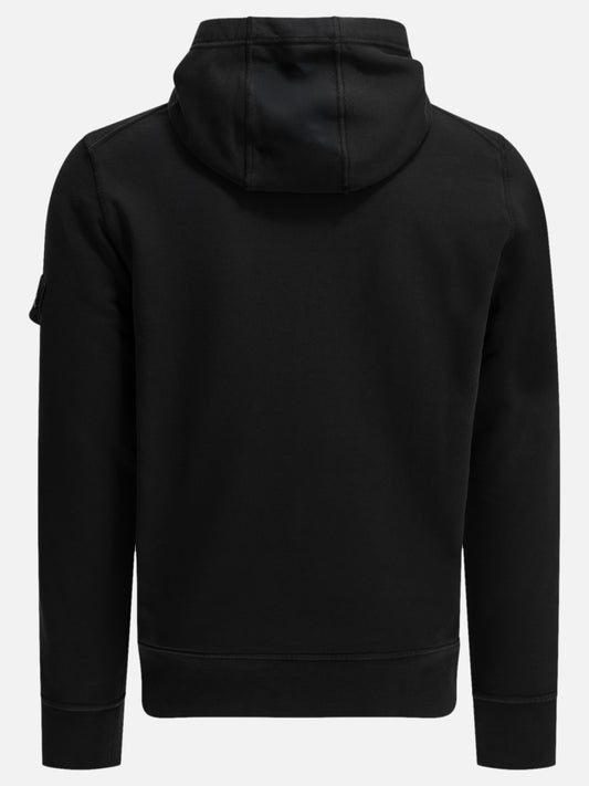 Stone Island Hoodie with logo Black