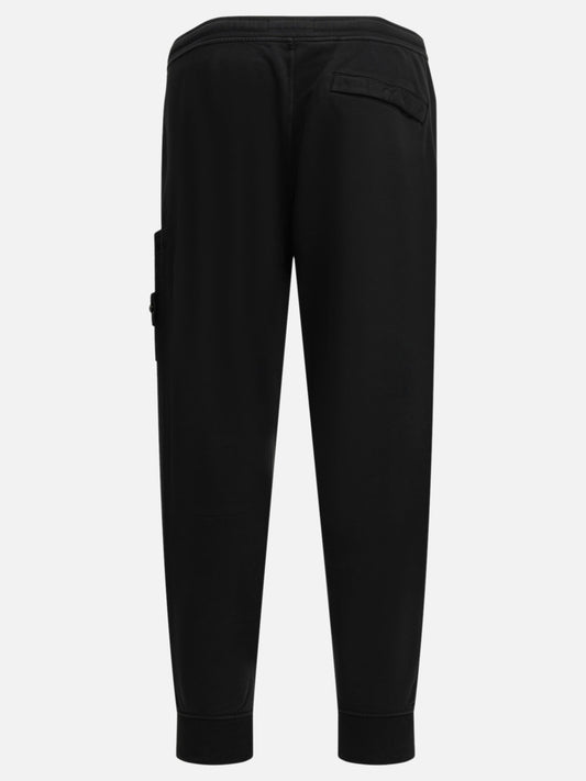 Stone Island Sports Pants with Logo Black