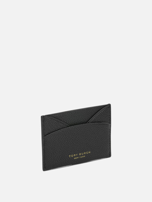 Tory Burch "Romy Flat" Card Holder Black