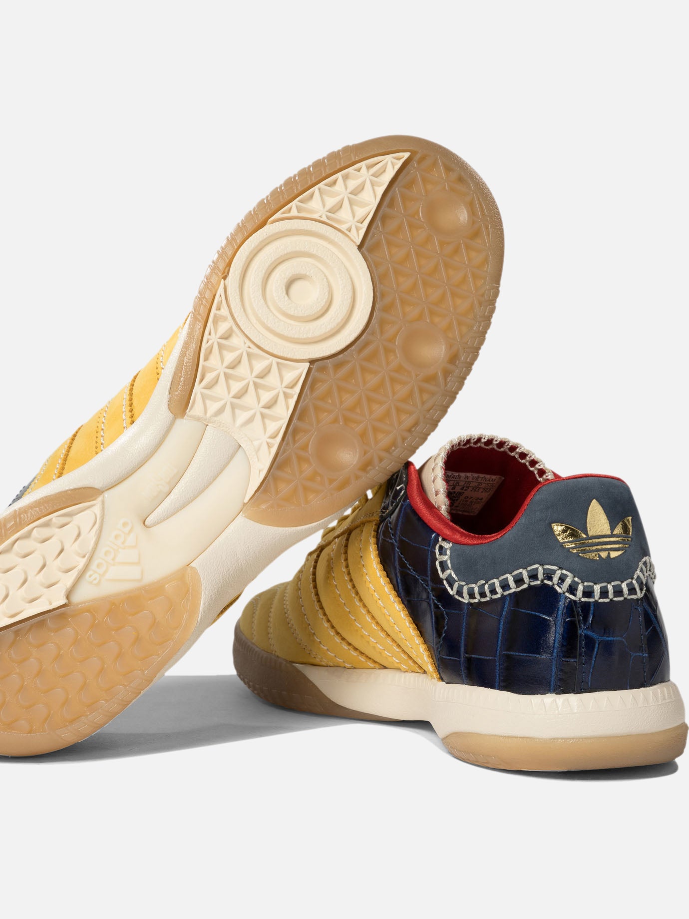 Low top sneakers 100% suede - 100% rubber Yellow - Adidas Originals Men | PDP | VIETTI Online Store | Zoom-Modal_5